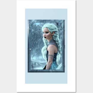 Veil of Winter - Elven Sela Posters and Art